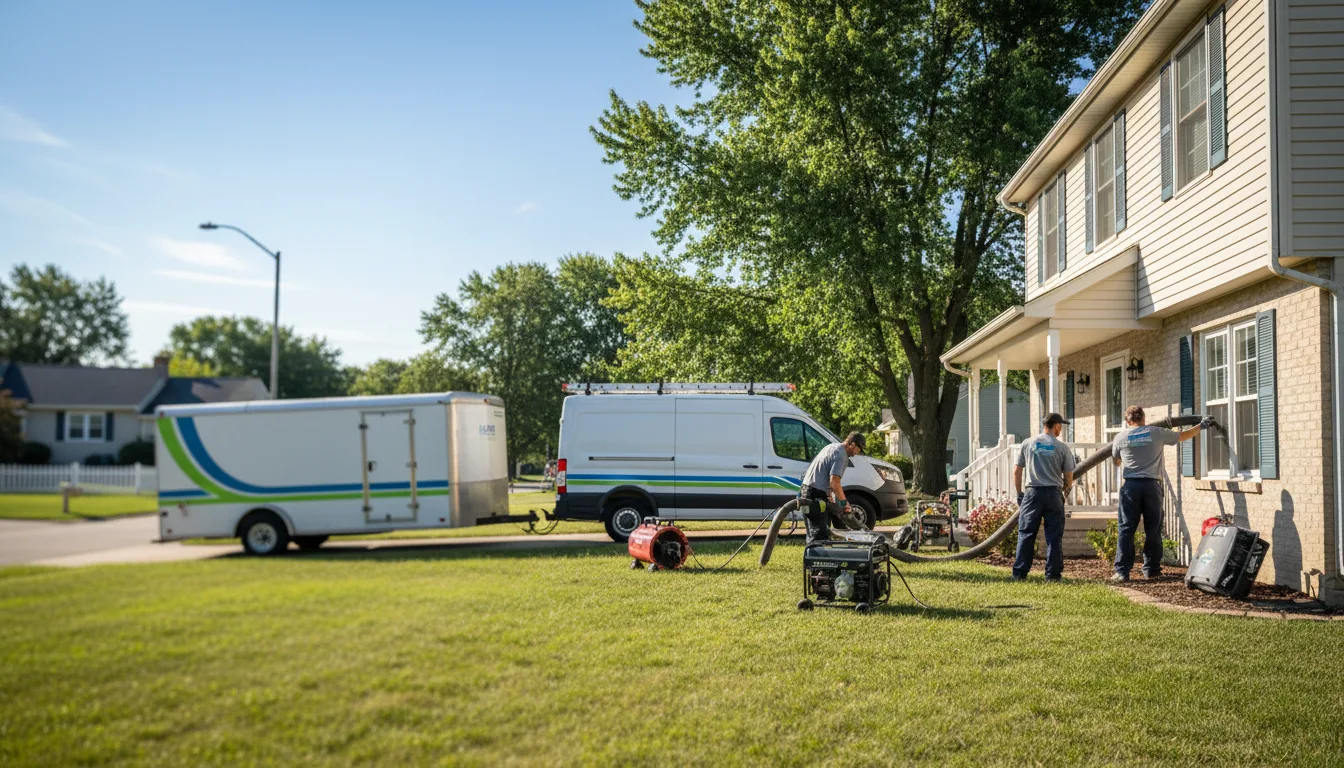 Flooded Basement Restoration And Cleanup With Repair in Royal, AR near me